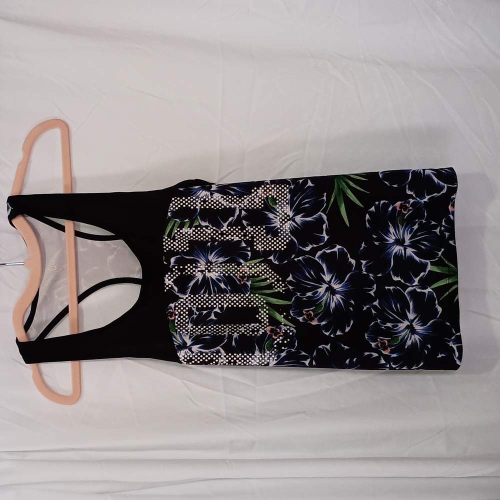 Hyba Blue Flowers Sports Tank S